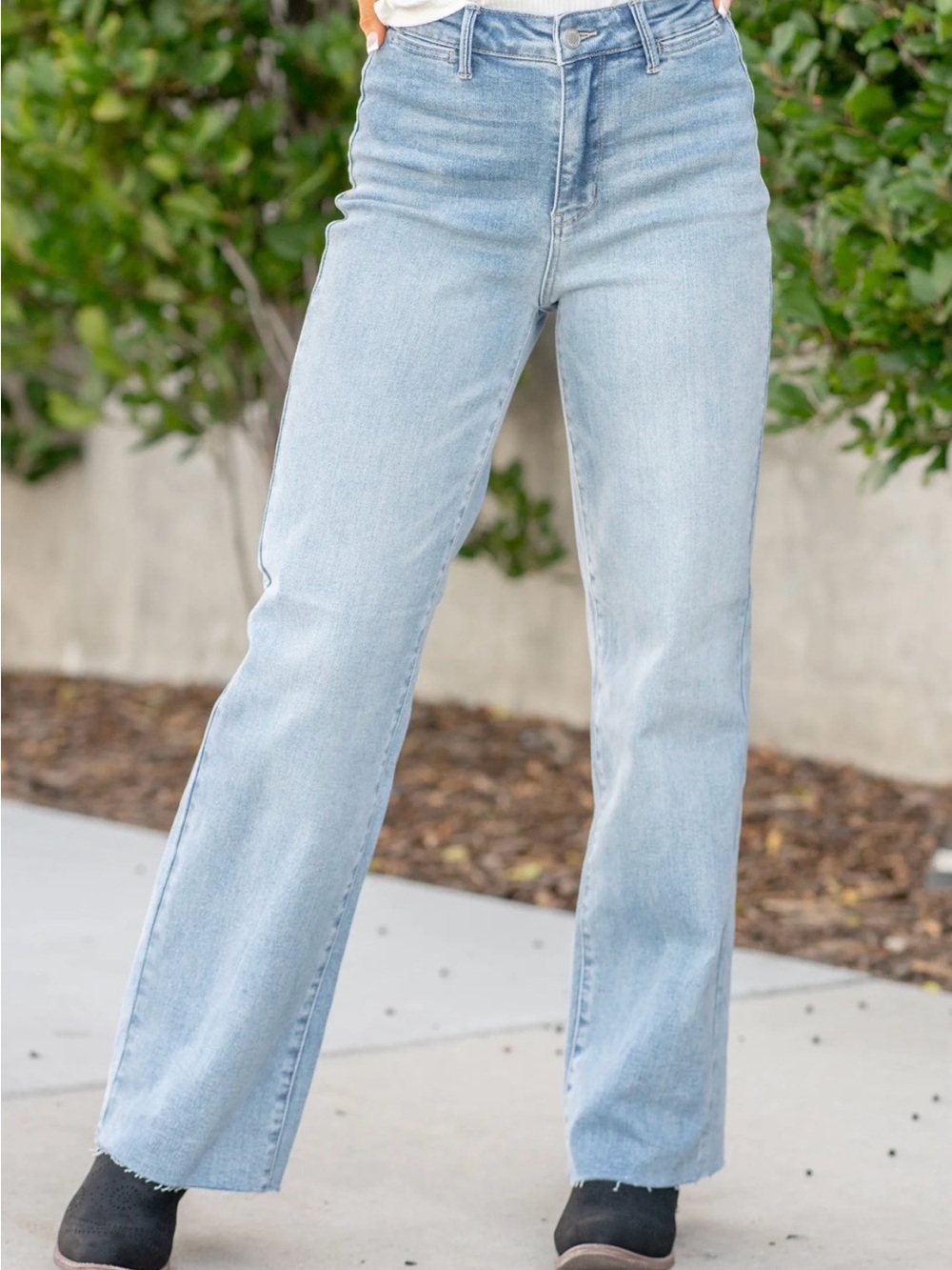Judy Blue High Rise Wide Leg Jeans